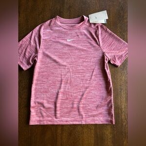 Nike Dri-fit Kids Red T-Shirt - Medium